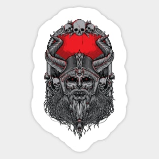 Viking Skulls Sticker